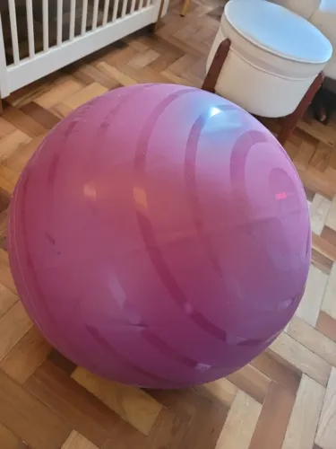 Bola de pilates e alongamento Decathlon