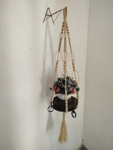 Artesanato Suporte de corda Sisal Tm1