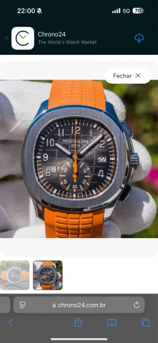 Relógio Patek Philippe Aquanaut