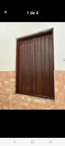 Janela em madeira de lei 1.50x1m c/entrega