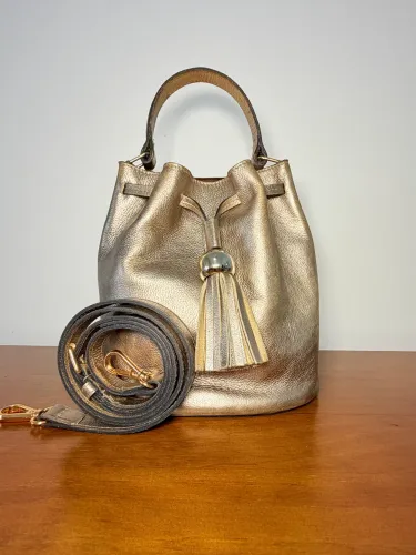 Bolsa Saco de Couro