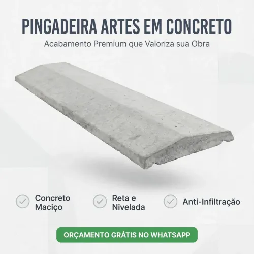 PINGADEIRA EM CONCRETO MACIÇO 