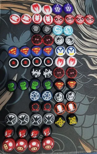 Protetores de analógicos em silicone p/ PS4, PS5, XBOX, 8BITDO