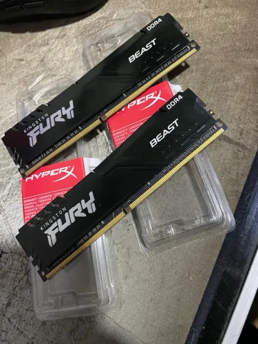 16gb Memória RAM Kingston Fury Beast 2666mhz 2x8Gb