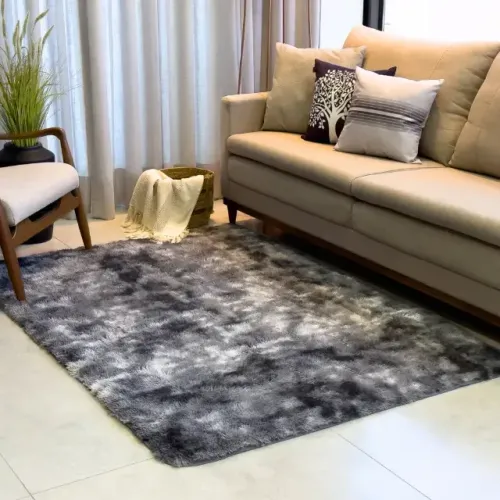 Tapete Cinza 1,50x1,00 Entrega Rápida