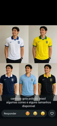 Camisas gola polo dry fit 