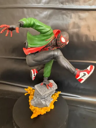 Boneco spiderman miles morales Homen aranha Action Figure