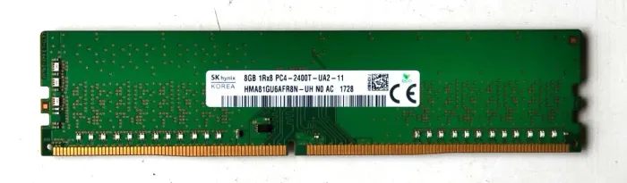 Memória RAM Desktop SK Hynix 8GB DDR4 2400MHz 1.2V - SK Hynix - Usada - Funcionando