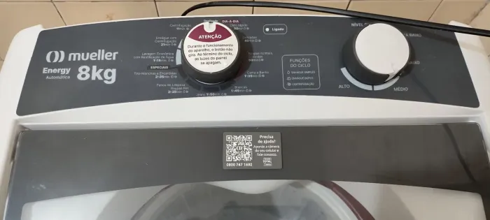 Lavadora 8kg (1 mês de uso)