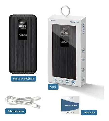 POWERBANK CARGA RAPIDA 22,5W | 20000mAh | NOVO