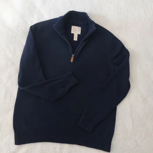 suéter masculino azul marinho st. john's bay gg