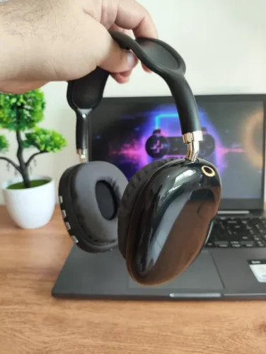 Headphone sem fio com entrada para cabo auxiliar