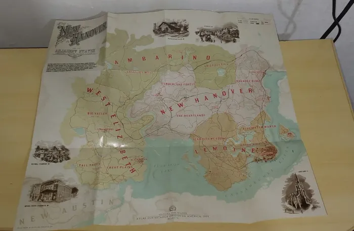 Mapa NOVO do jogo Red Dead Redemption 2