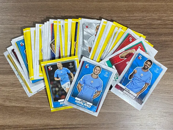 50 cards da coleção Topps Superstars 22/23 - Ótimas condições - Lote todo!