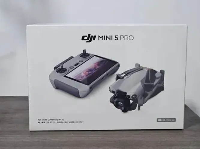 Drone DJI Mini 5 Pro Fly More Combo (Com tela) LACRADO