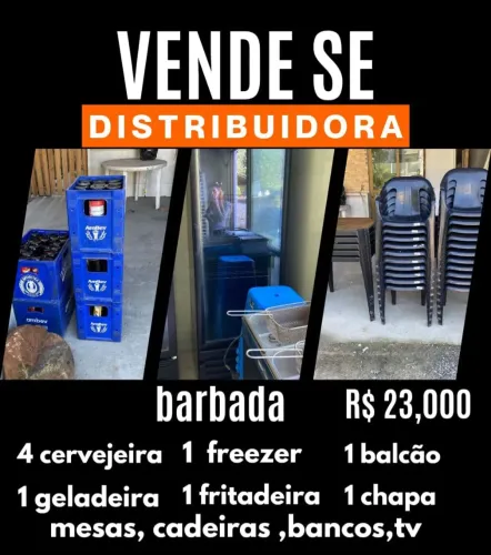 Vendo distribuidora tudo junto 19 mil ou separado whatsapp *