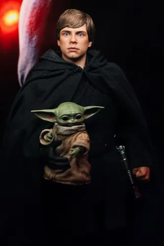 Luke Skywalker mandaloriano 1/6 hot toys delux