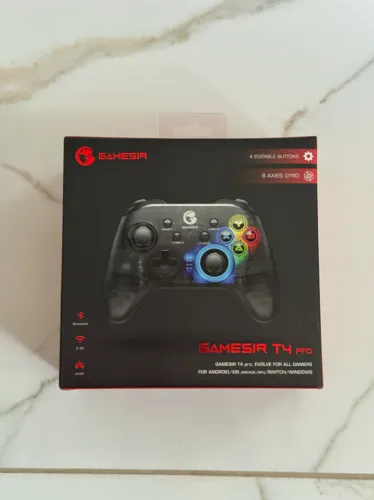 Controle Joystick GameSir T4 Pro - Compatível com PC, PS4, PS5, Xbox, Nintendo e Android