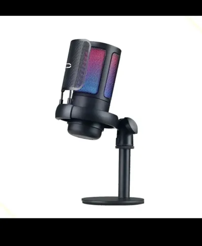 Microfone gamer de mesa sem braço articulado 