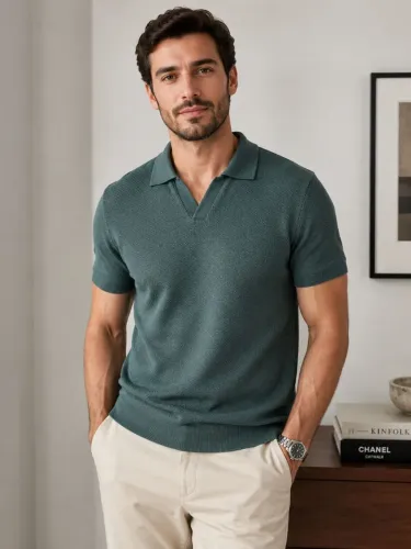 Polo Tricot Gola V