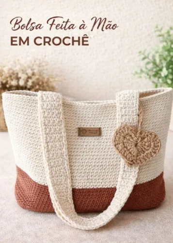 Bolsa de crochê Encanto
