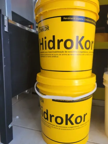 Hidrokor Ecoasfalto Impermeabilizante Preto 18L Inkor
