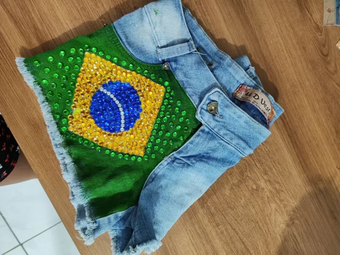 Shortinho jeans ..