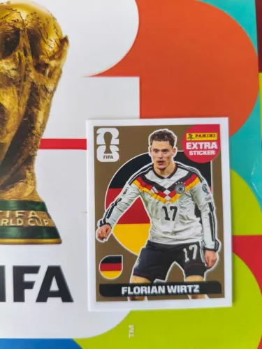 Florian Wirtz Ouro - Figurinha Copa