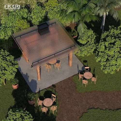Terreno à venda no Recanto da Baronesa em SJC com 832,17 m2 de terreno Quadra I - Meio de 