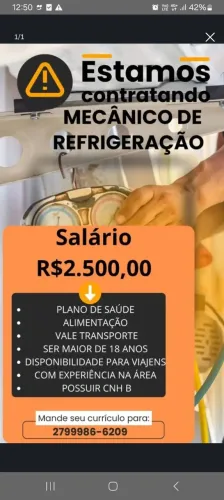 Mecânico de refrigeração