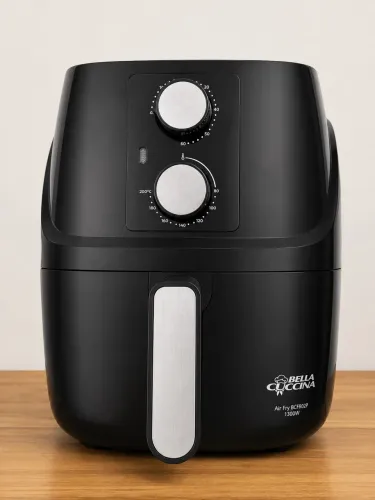 Fritadeira Elétrica Air Fryer Britânia Bella Cuccina 3L Bcfr02P Preta 