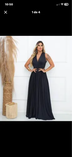 Vestido social marrom