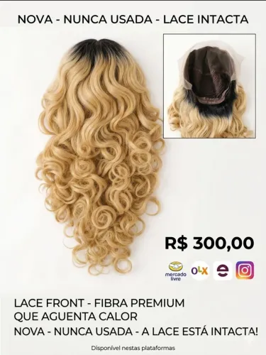 Perucas para drag queen aguenta calor