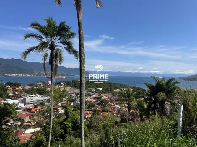 TERRENO COM VISTA MAR - MATRICULA/ESCRITURA DEFINITIVA - 1.615m² - BARRA VELHA - ILHABELA/