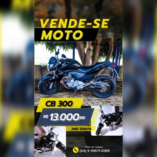 Vende-se Moto CB 300