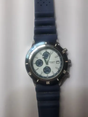Relógio Masculino Akium Cronógrafo Esportivo - Pulseira Borracha