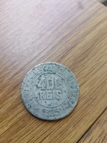 Moeda antiga 400 Reis colecionador!