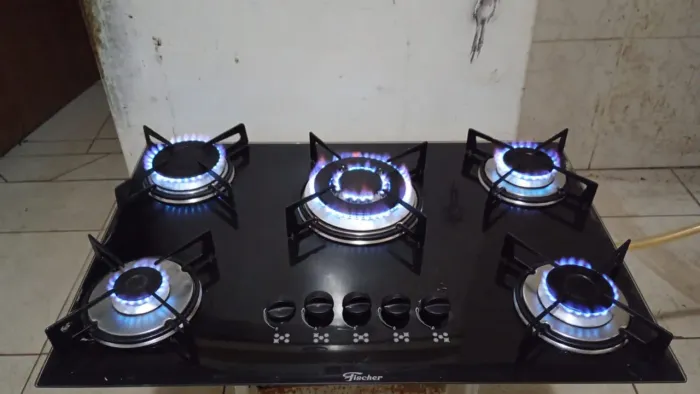 Fogão 5 bocas Cooktop Fischer .. Automático!!!