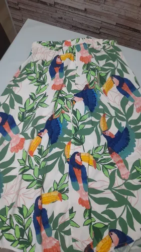 Vendo saia longa estampada floral Renner Tam G