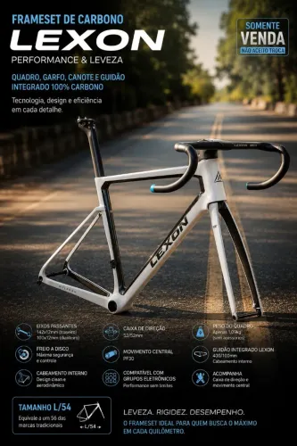 Frameset/Quadro de Carbono Lexon Virst Tamanho L