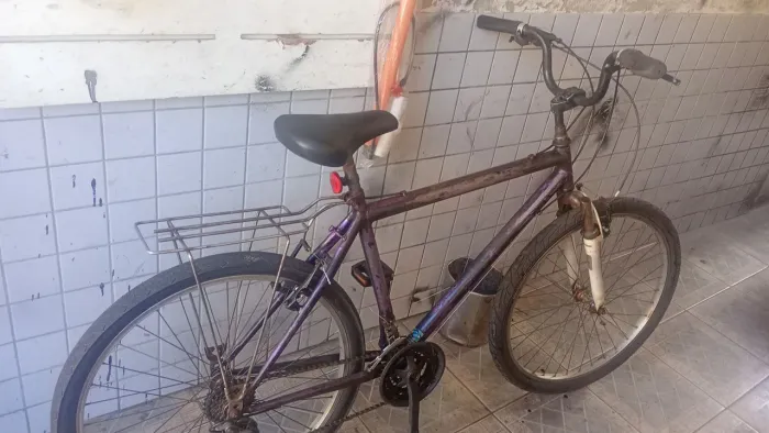 Bicicleta Caloi antiga aço carbono muito resistente 350$$