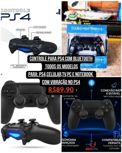 Controle para Ps4 Dualshock 4