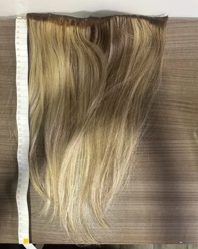 VENDO MEGA HAIR  QUERATINA LOIRO (LUZES) ,  CABELO BRASILEIRO EM BOM ESTADO 40CM  85G