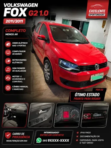 Volkswagen Fox 1.0 MI Total Flex 8V 5P 2011