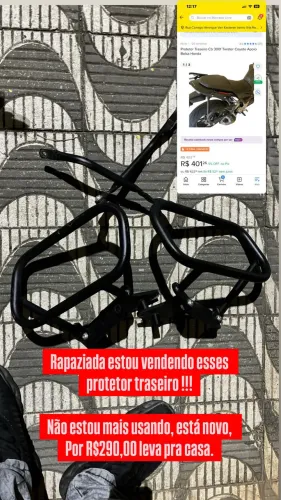Protetor de Carenagem/Alforge