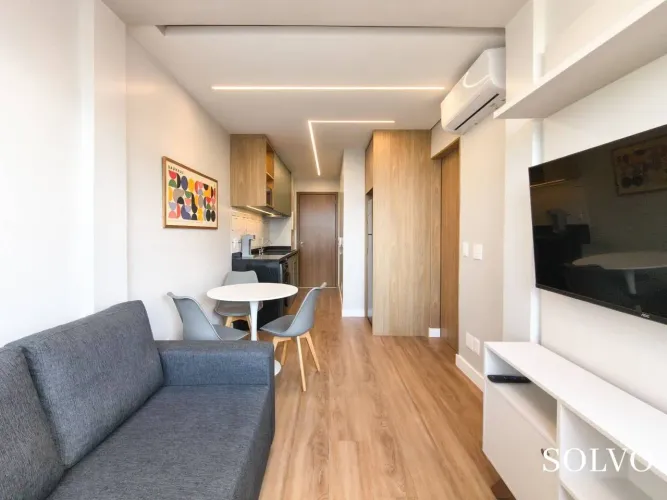Apartamento com 1 dormitório para alugar, 36 m² por R$ 5.398,36/mês - Consolação - São Pau