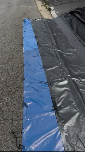 Lona Impermeável PVC Reforçada | Cobertura Piscina, Chuva e Obra | Alta Resistência