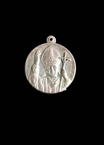 Rara medalha italiana original, 1983, em honra ao Papa João Paulo II