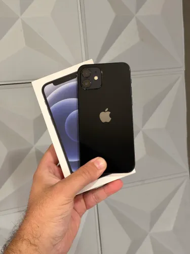 iPhone 12 preto 64GB 6 meses garantia 100%