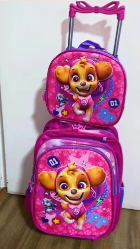 Kit mochila + lancheira Skye 
